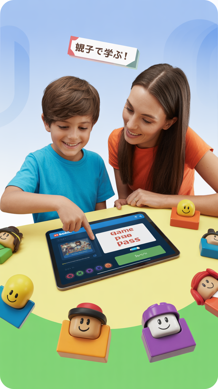 【親子で学ぶ！】Robloxで課金アイテムをつけるGame Passと課金の仕組みを子どもと一緒に学ぶ｜子どもに教える準備メモ